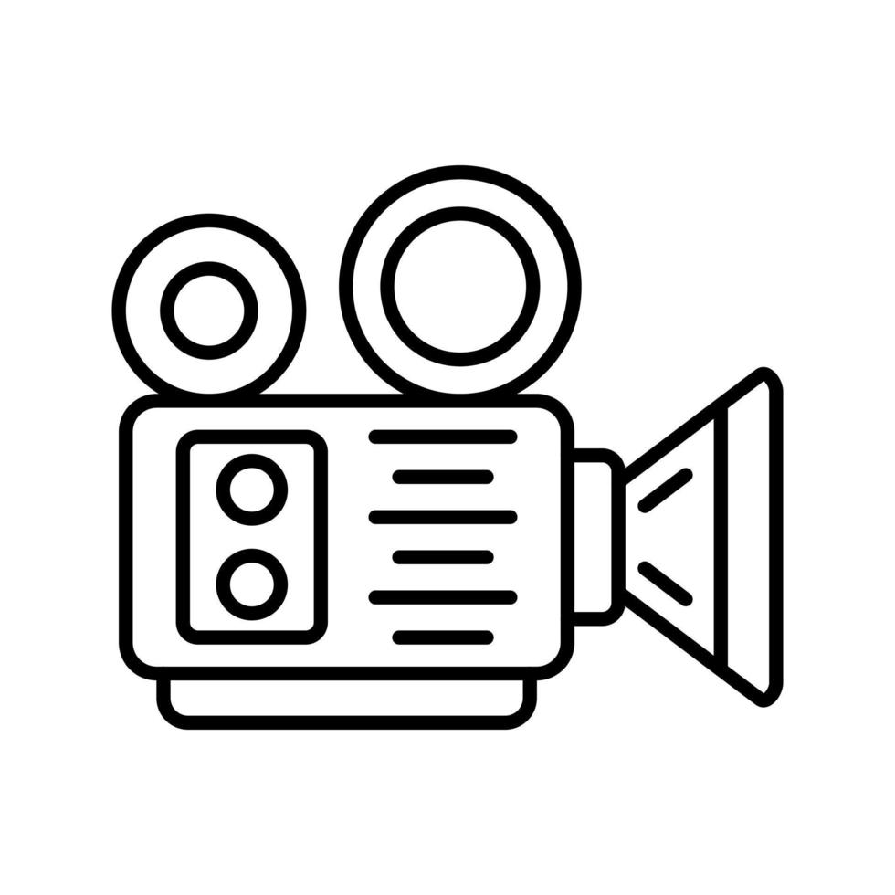 icono de vector de grabadora de video