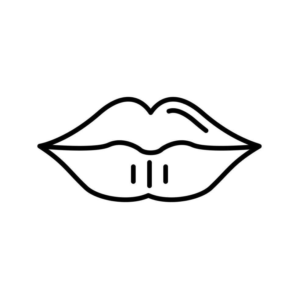 Lips Vector Icon