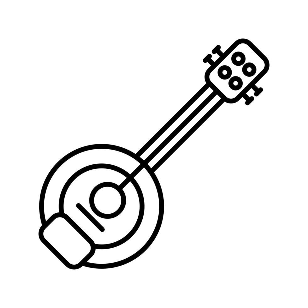 Mandolin Vector Icon