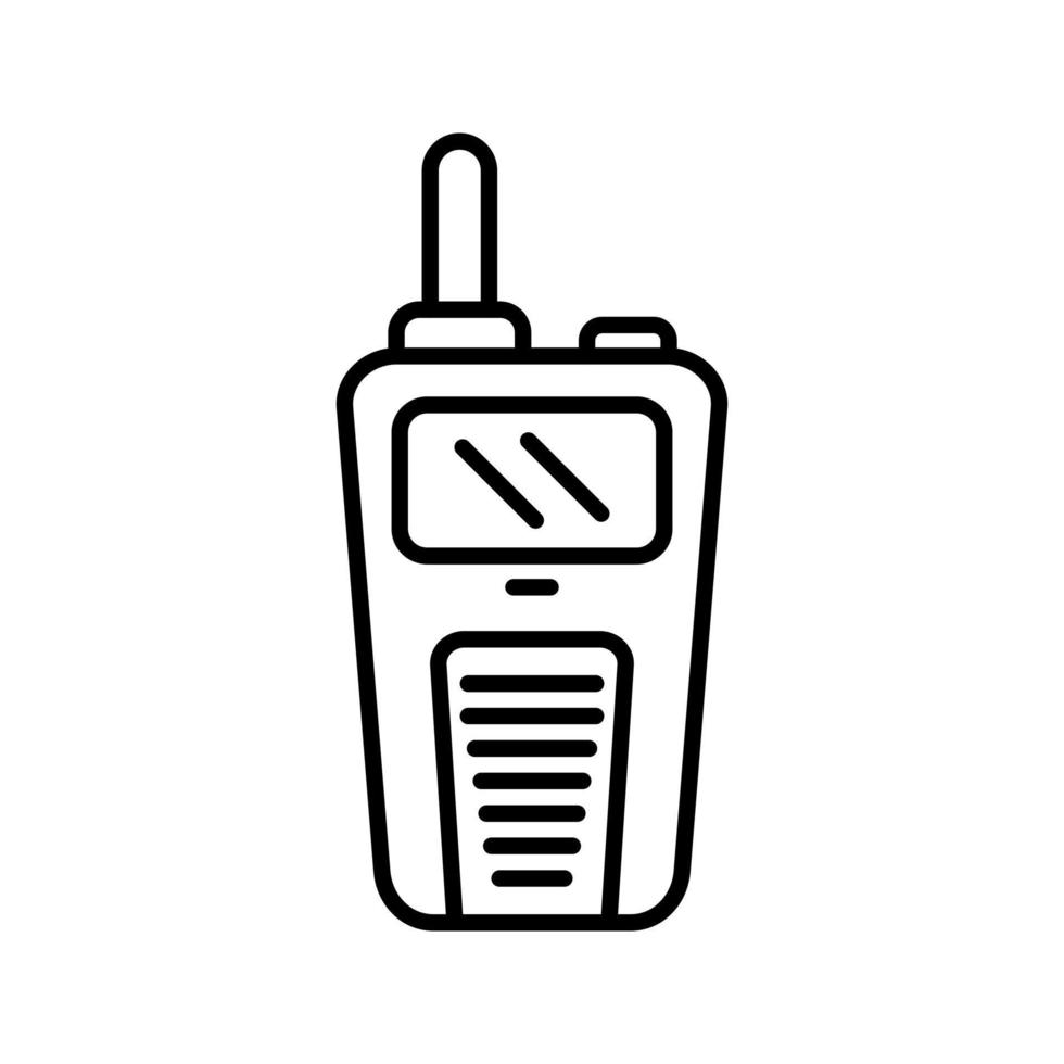 icono de vector de walkie-talkie