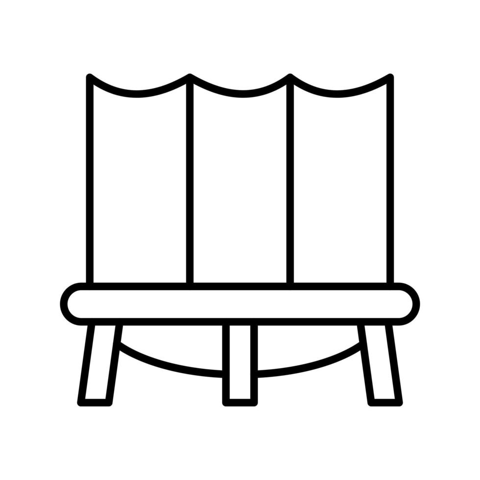 Trampoline Vector Icon