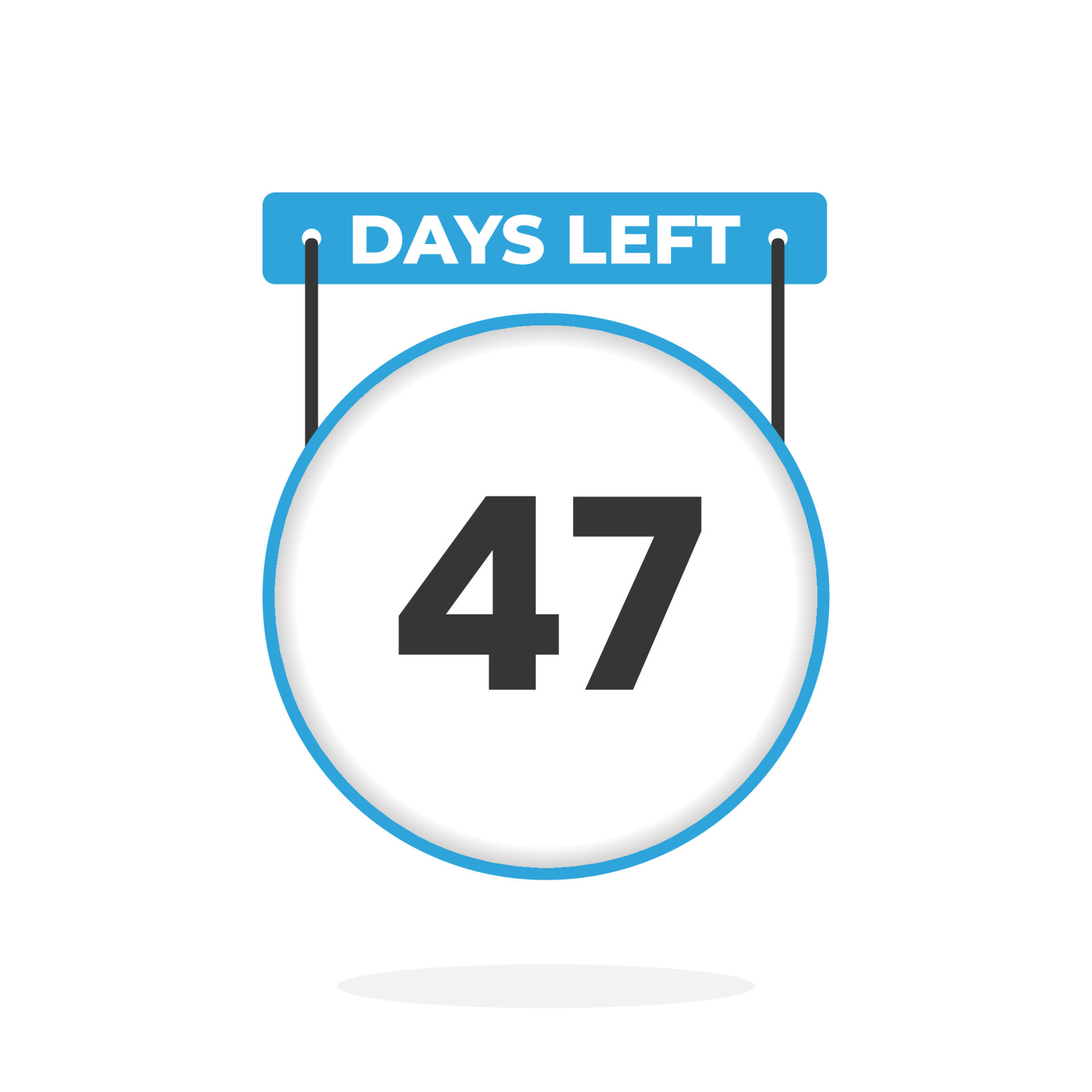 47 Days Left Countdown for sales promotion. 47 days left to go Promotional sales banner 12919121 47 Days Left Countdown for sales promotion. 47 days left to go Promotional sales banner 12919121