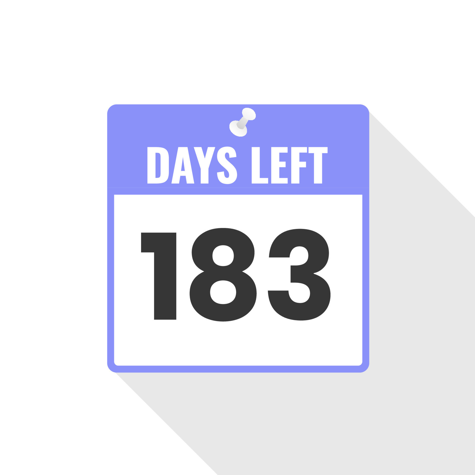 183 Days Left Countdown Sales Icon 183 Days Left To Go Promotional how-many-days-left-in-2023-countdown-number-of-days-left-until-2023