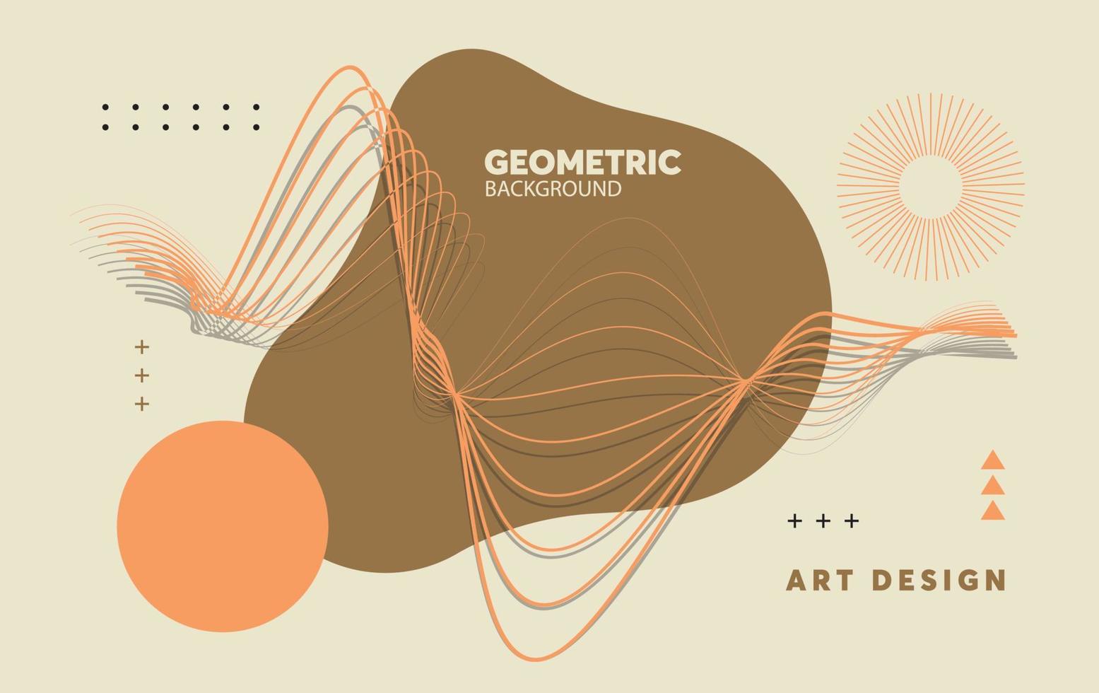 plantilla de vector de banner moderno de negocios. plantilla de resumen de negocios. formas geométricas, diseño moderno mínimo vectorial con color retro