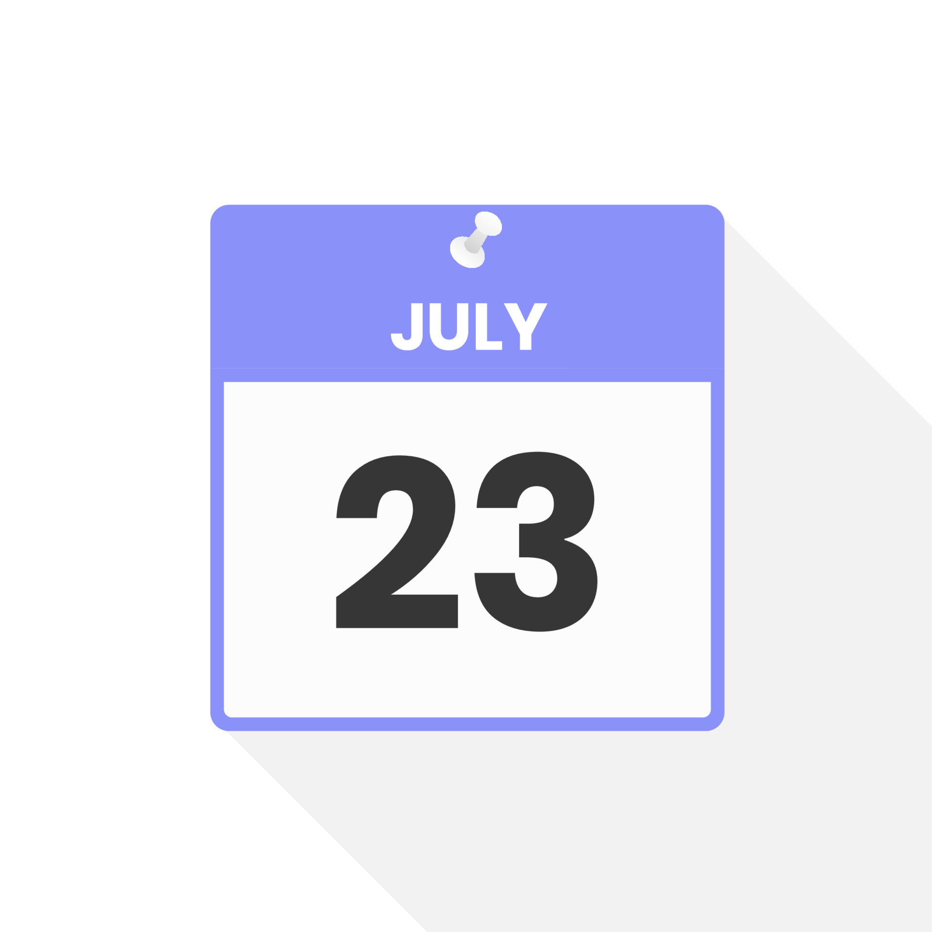 July 23 Calendar Icon Date Month Calendar Icon Vector Illustration july-23-calendar-icon-date-month-calendar-icon-vector-illustration