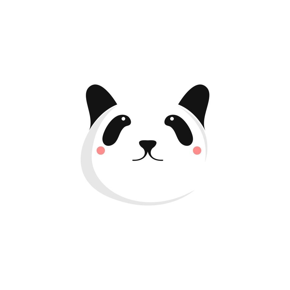 Panda icon Template vector illustration