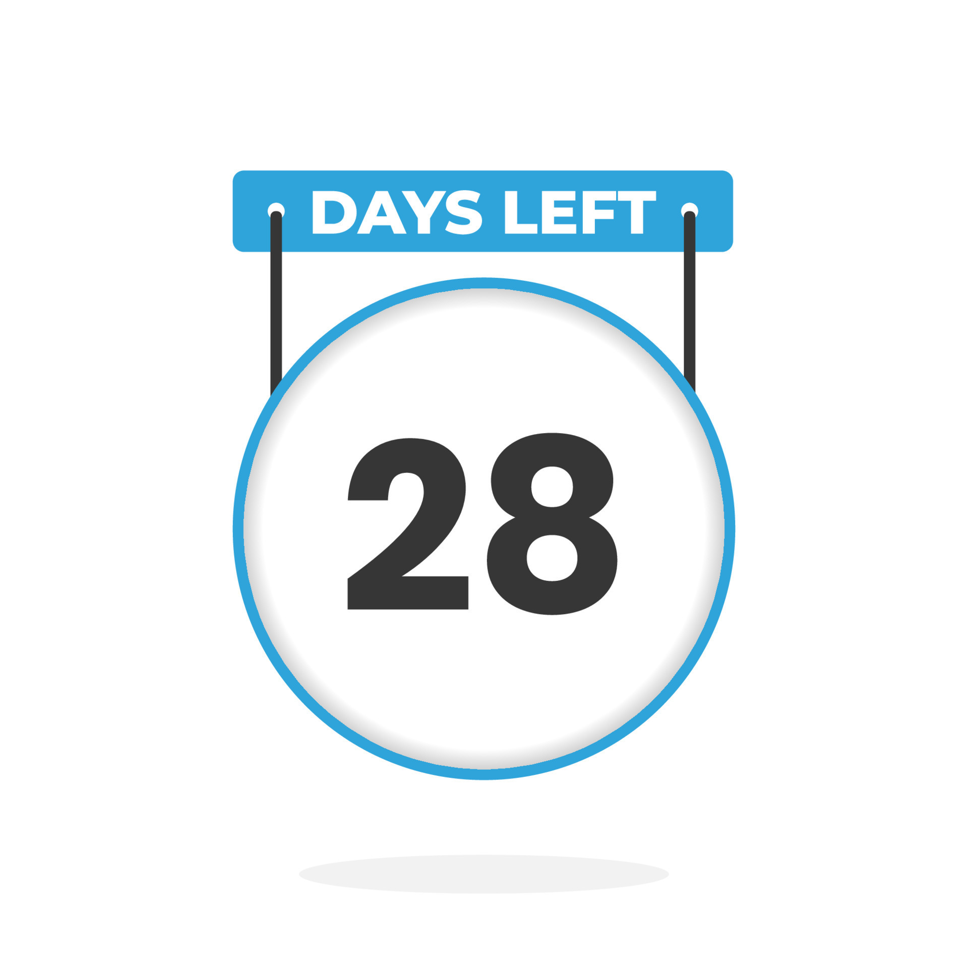 What Will The Date Be In 28 Days 28 Days Left Countdown for sales promotion. 28 days left to go