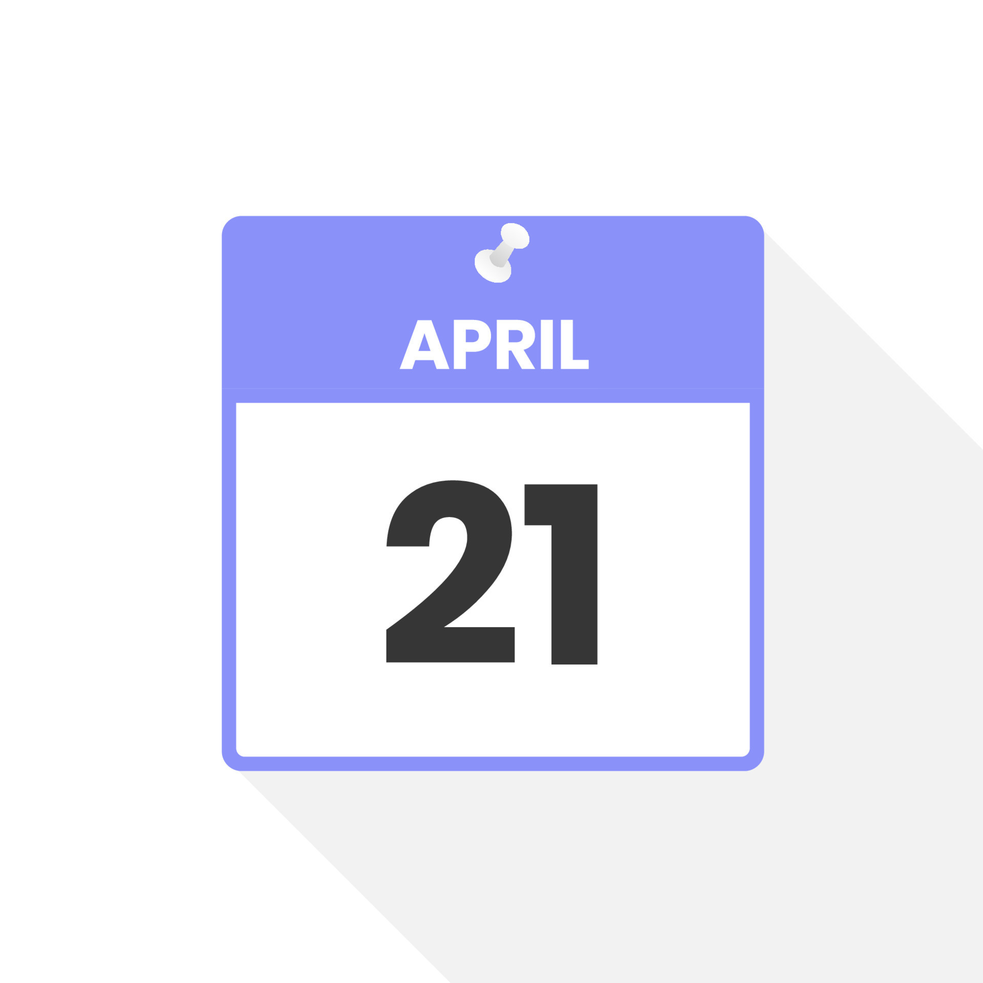 April 21 Calendar Icon Date Month Calendar Icon Vector Illustration april-21-calendar-icon-date-month-calendar-icon-vector-illustration
