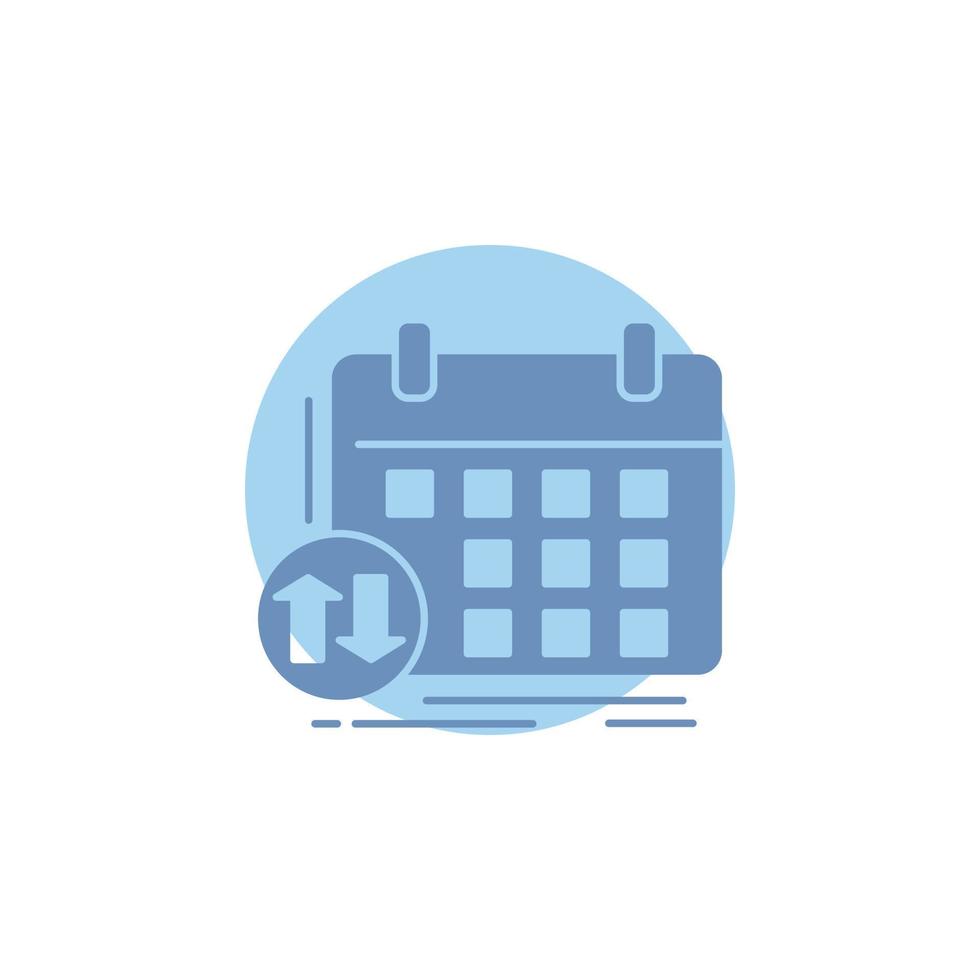 schedule. classes. timetable. appointment. event Glyph Icon. vector