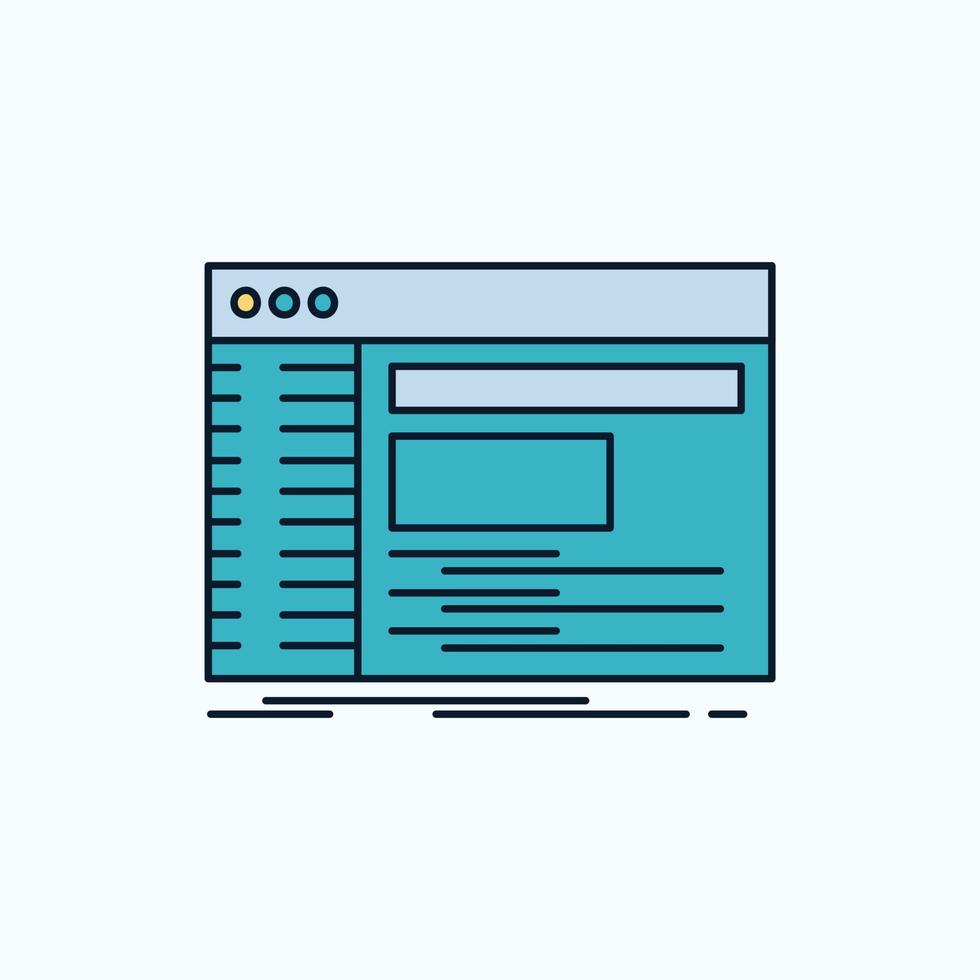 Admin. console. panel. root. software Flat Icon. green and Yellow sign and symbols for website and Mobile appliation. vector illustration