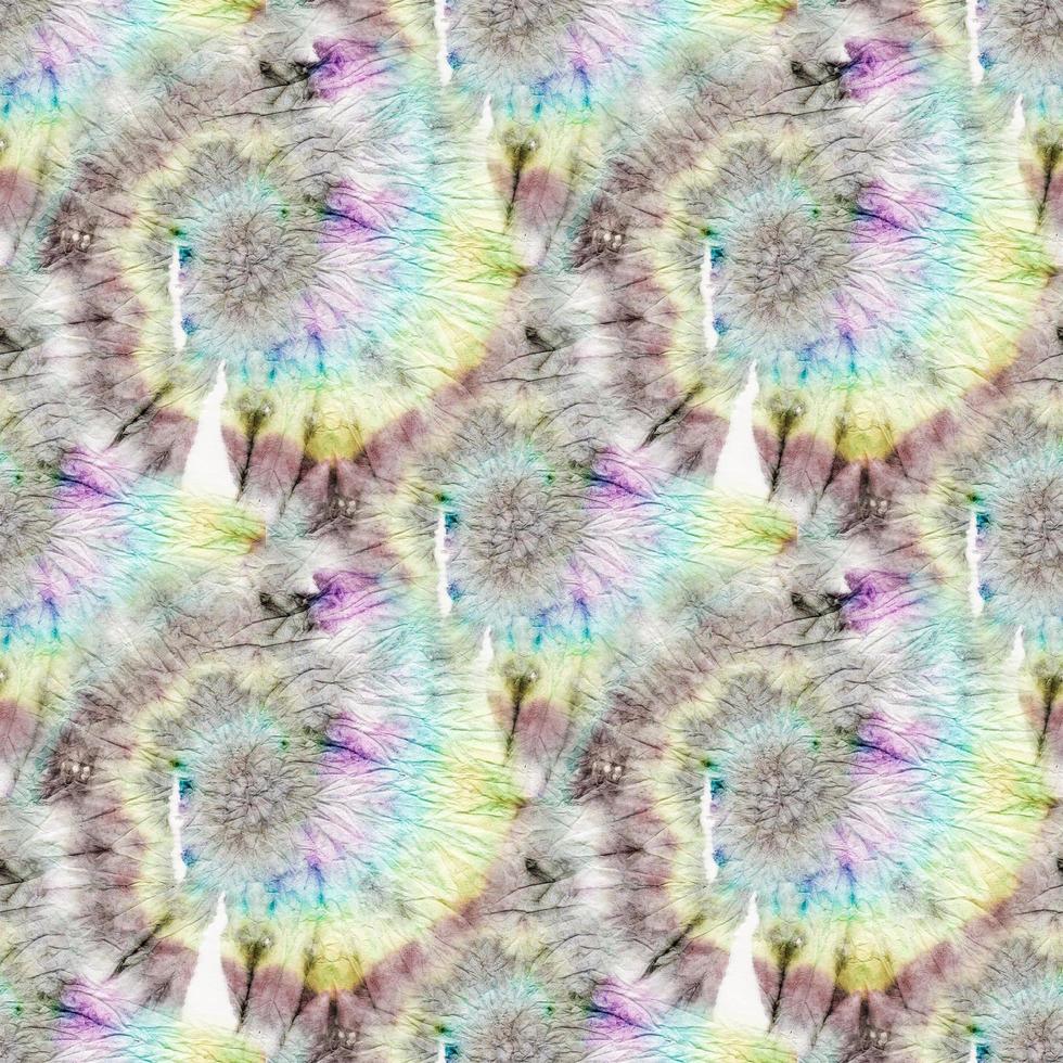 Pastel Psychedelic Kaleidoscope. Seamless. Tie photo