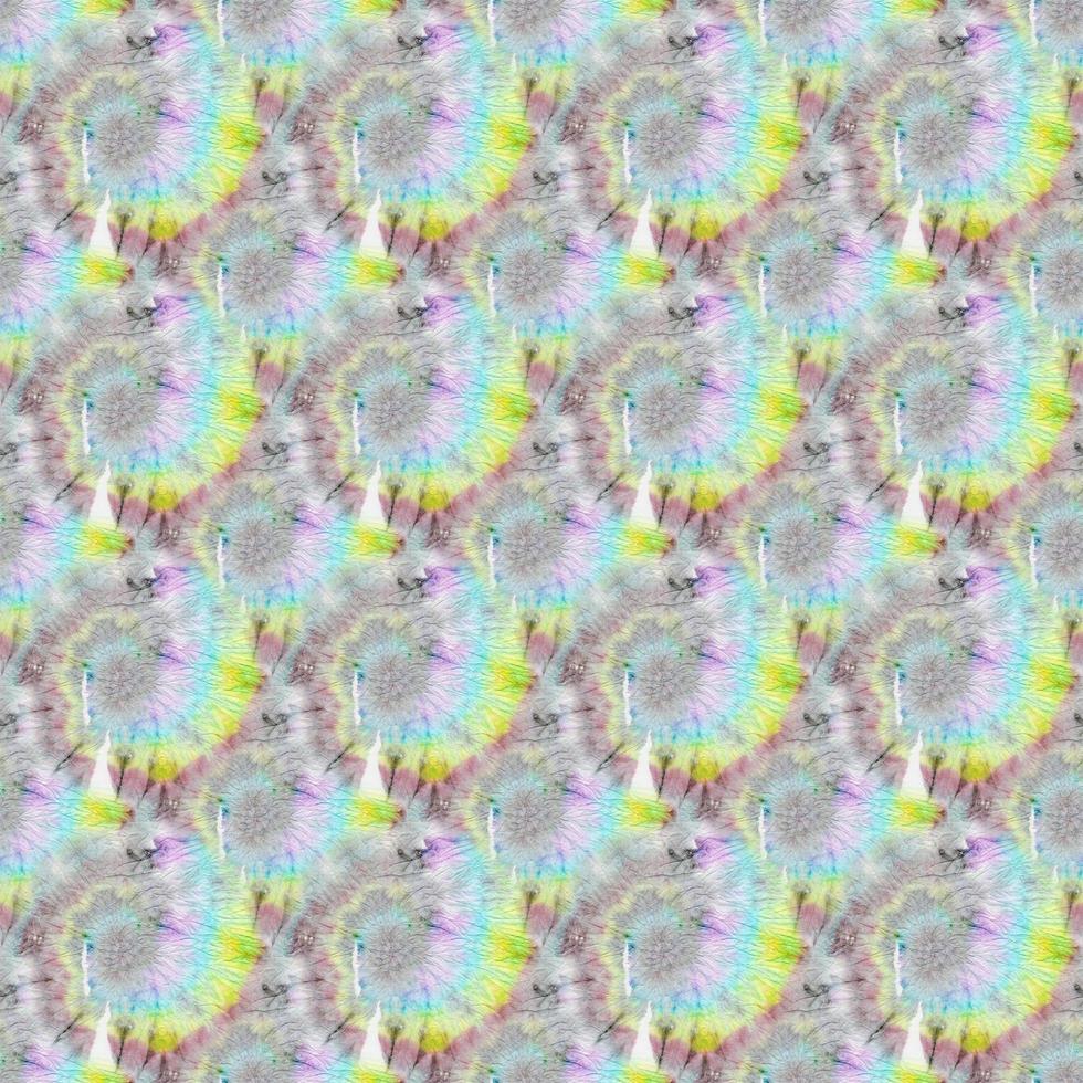 Fantasy Psychedelic Kaleidoscope. Seamless. Tie photo