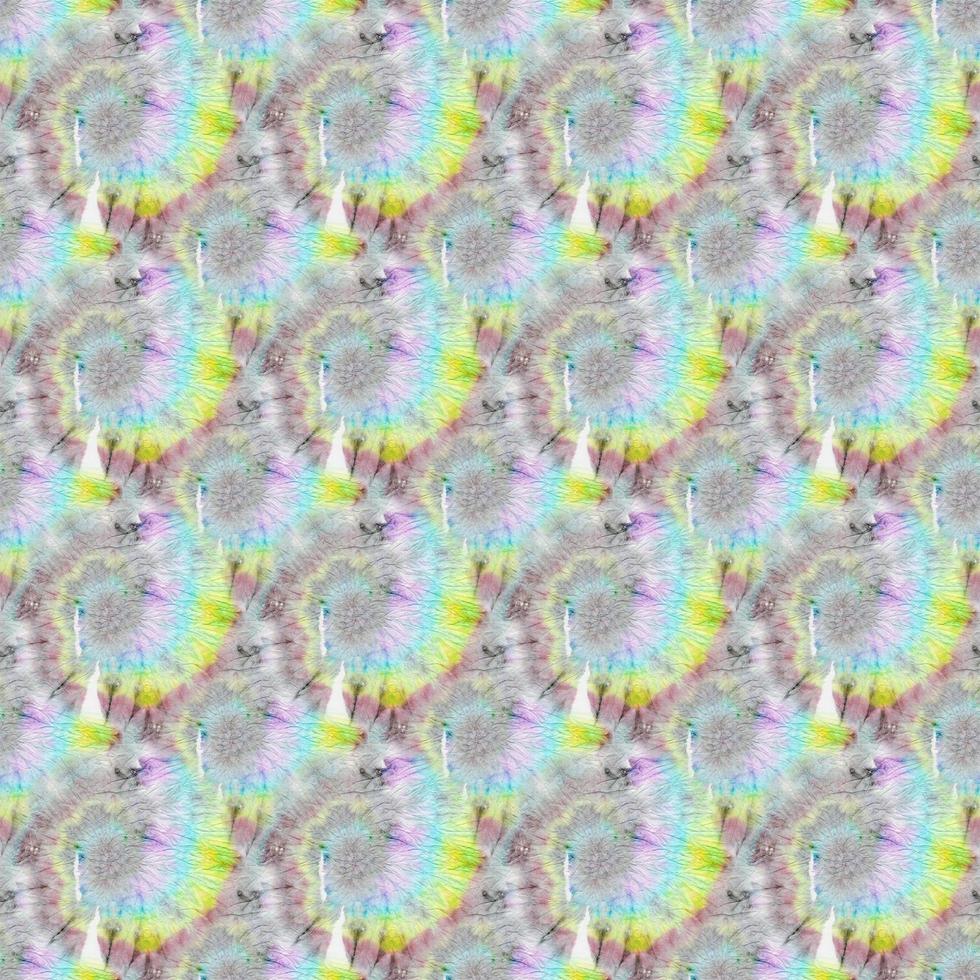 Fantasy Psychedelic Kaleidoscope. Seamless. Tie photo