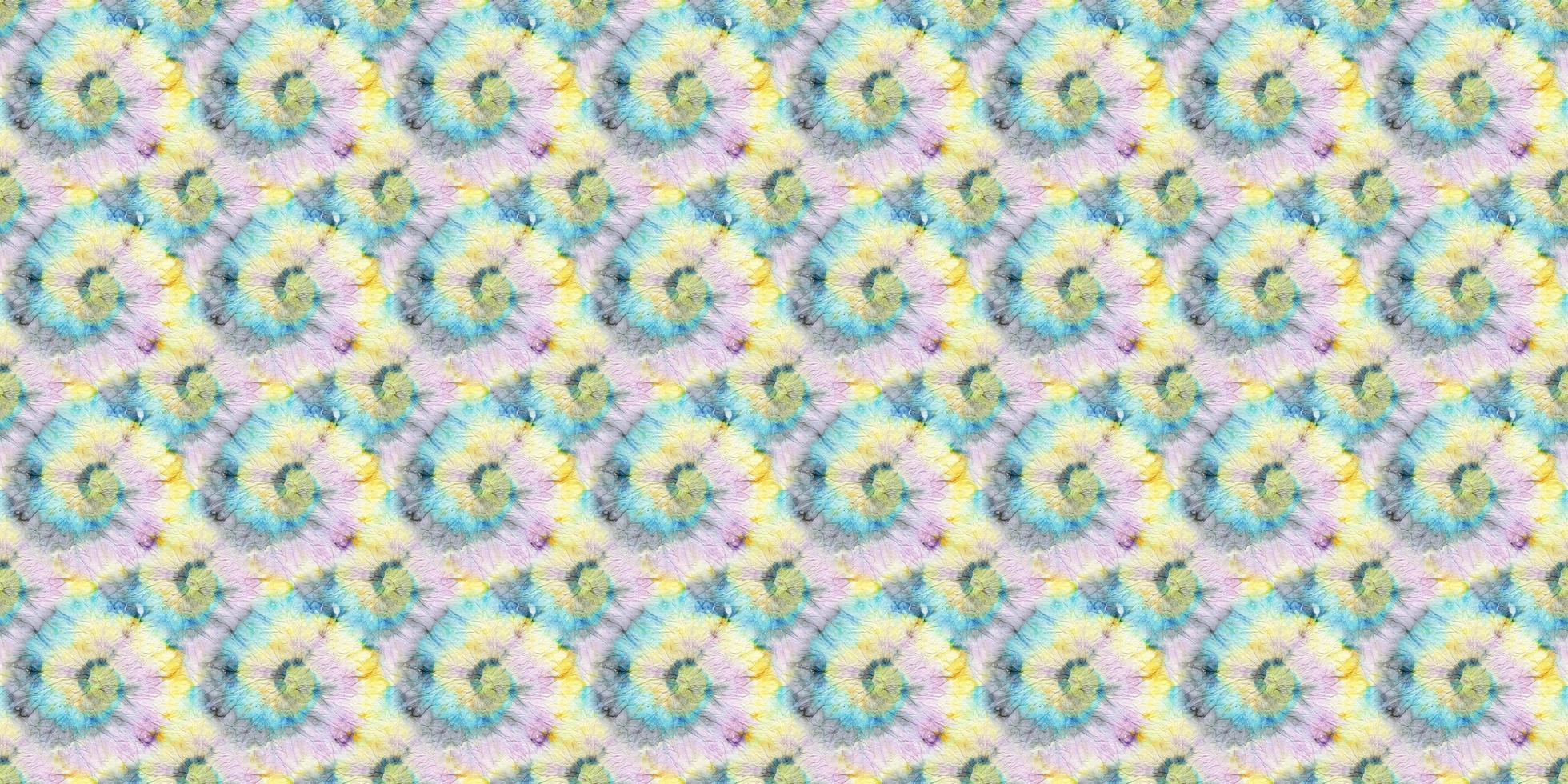 Girly Psychedelic Kaleidoscope. Seamless. Dye photo