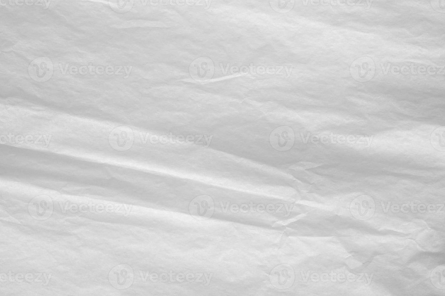 White crumpled paper abstract background texture photo