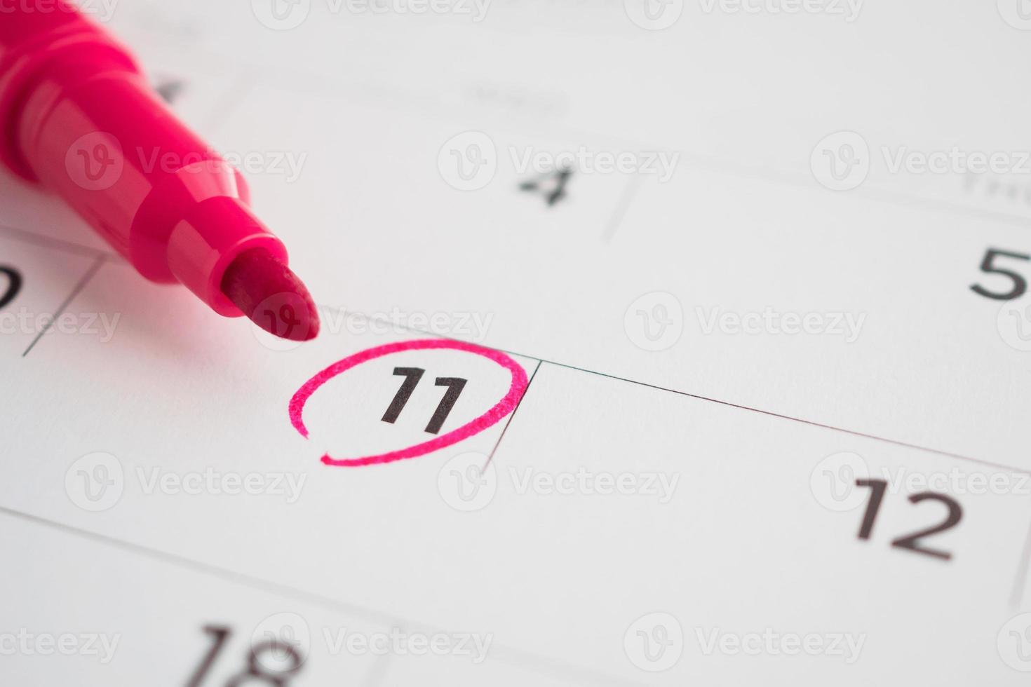 important appointment schedule write on white calendar page date close up photo