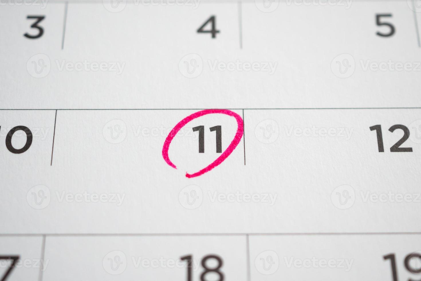 important appointment schedule write on white calendar page date close up photo