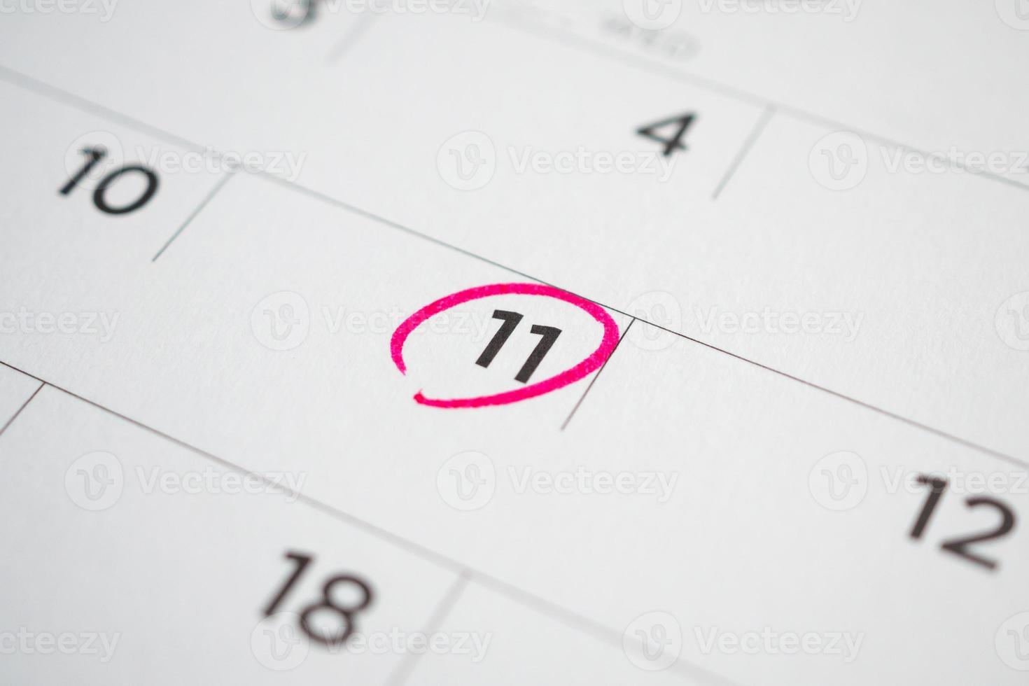 important appointment schedule write on white calendar page date close up photo