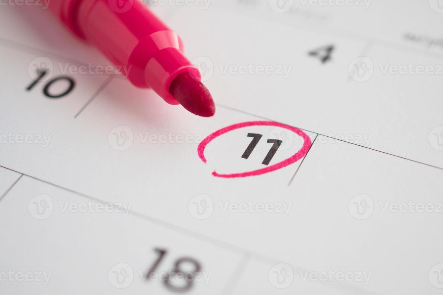 important appointment schedule write on white calendar page date close up photo