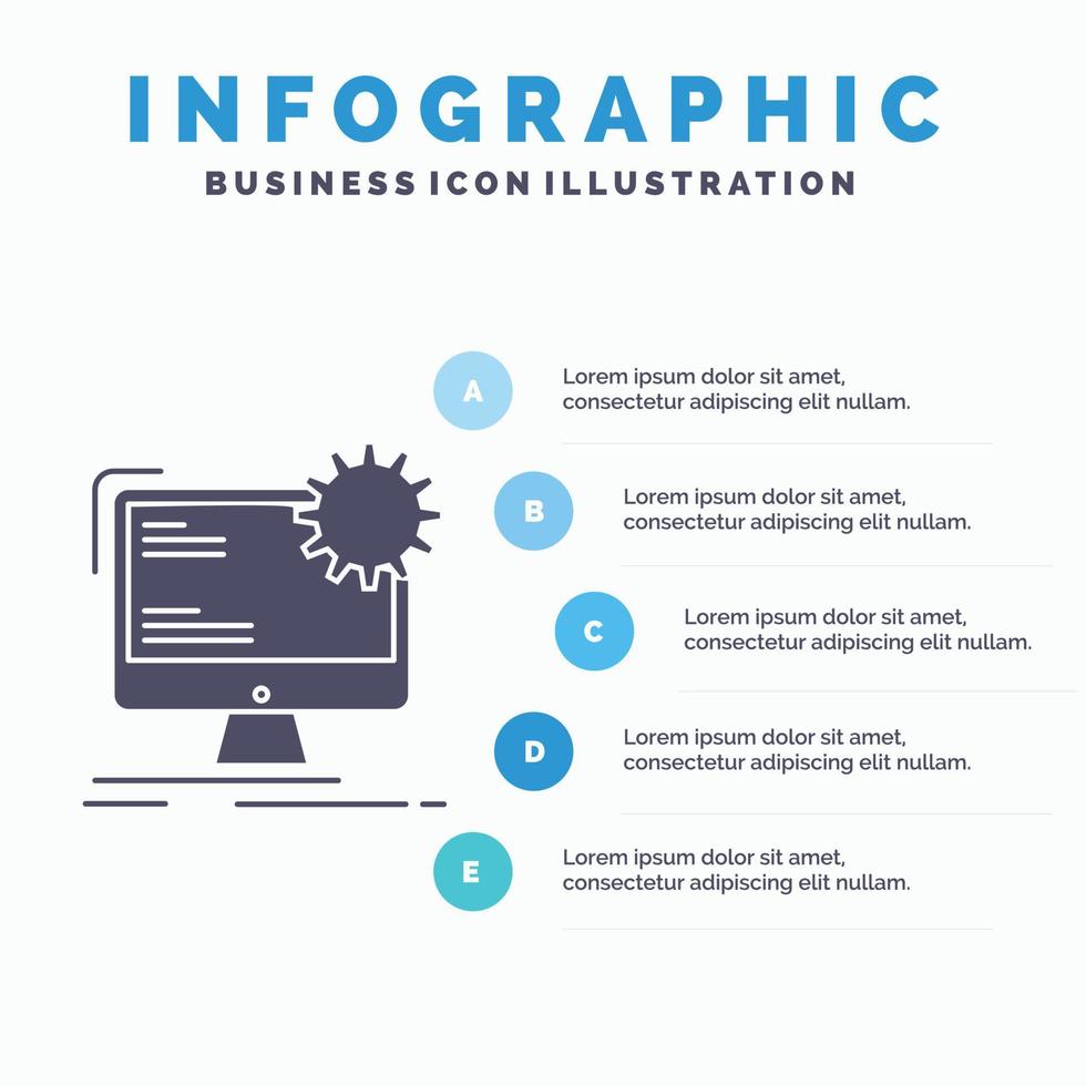 Internet. layout. page. site. static Infographics Template for Website and Presentation. GLyph Gray icon with Blue infographic style vector illustration.