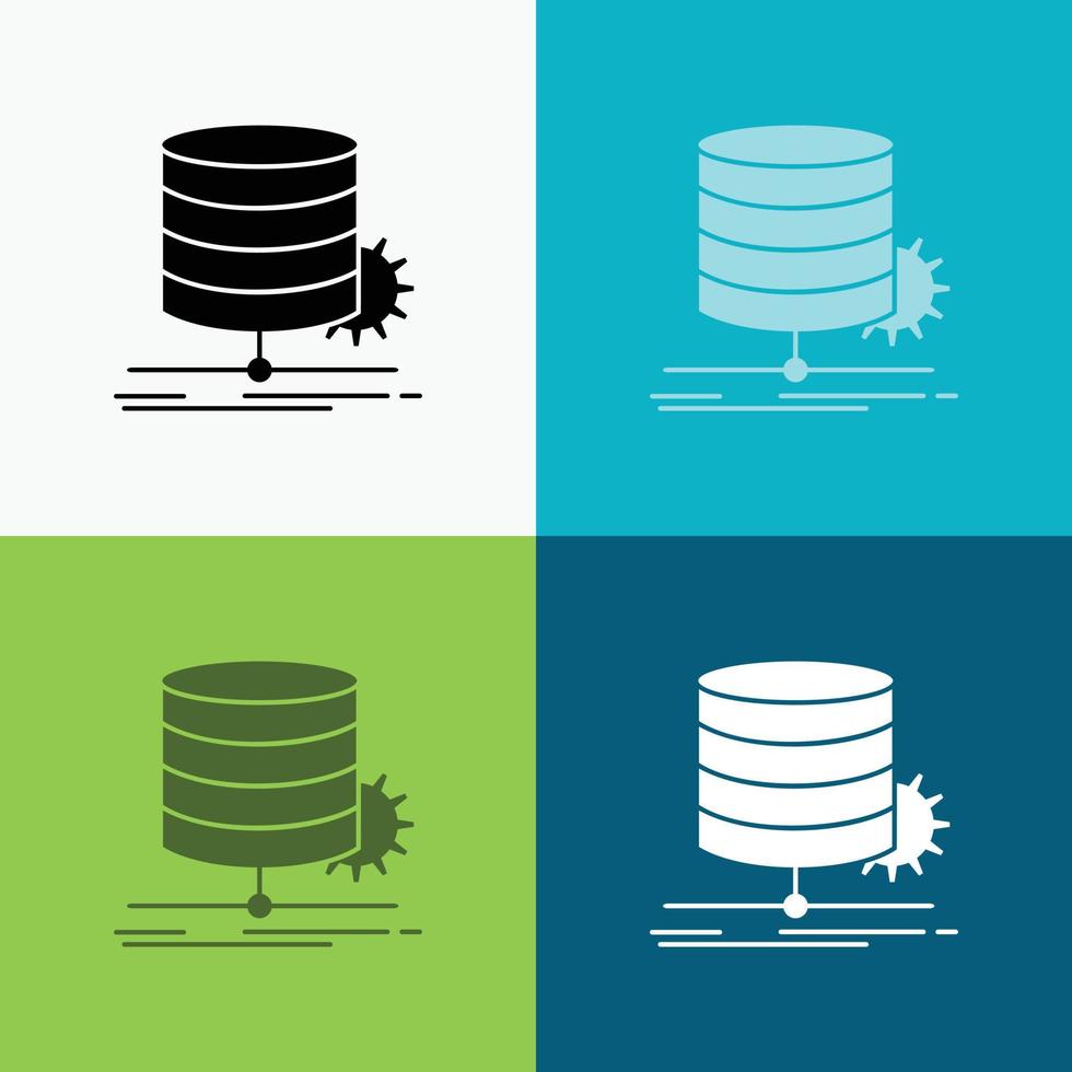 Algorithm. chart. data. diagram. flow Icon Over Various Background. glyph style design. designed for web and app. Eps 10 vector illustration