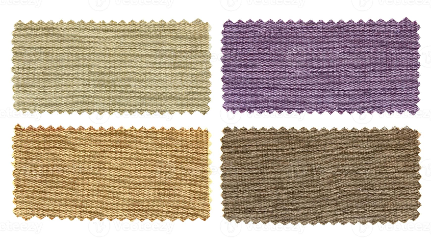 set of fabric swatch samples texture photo