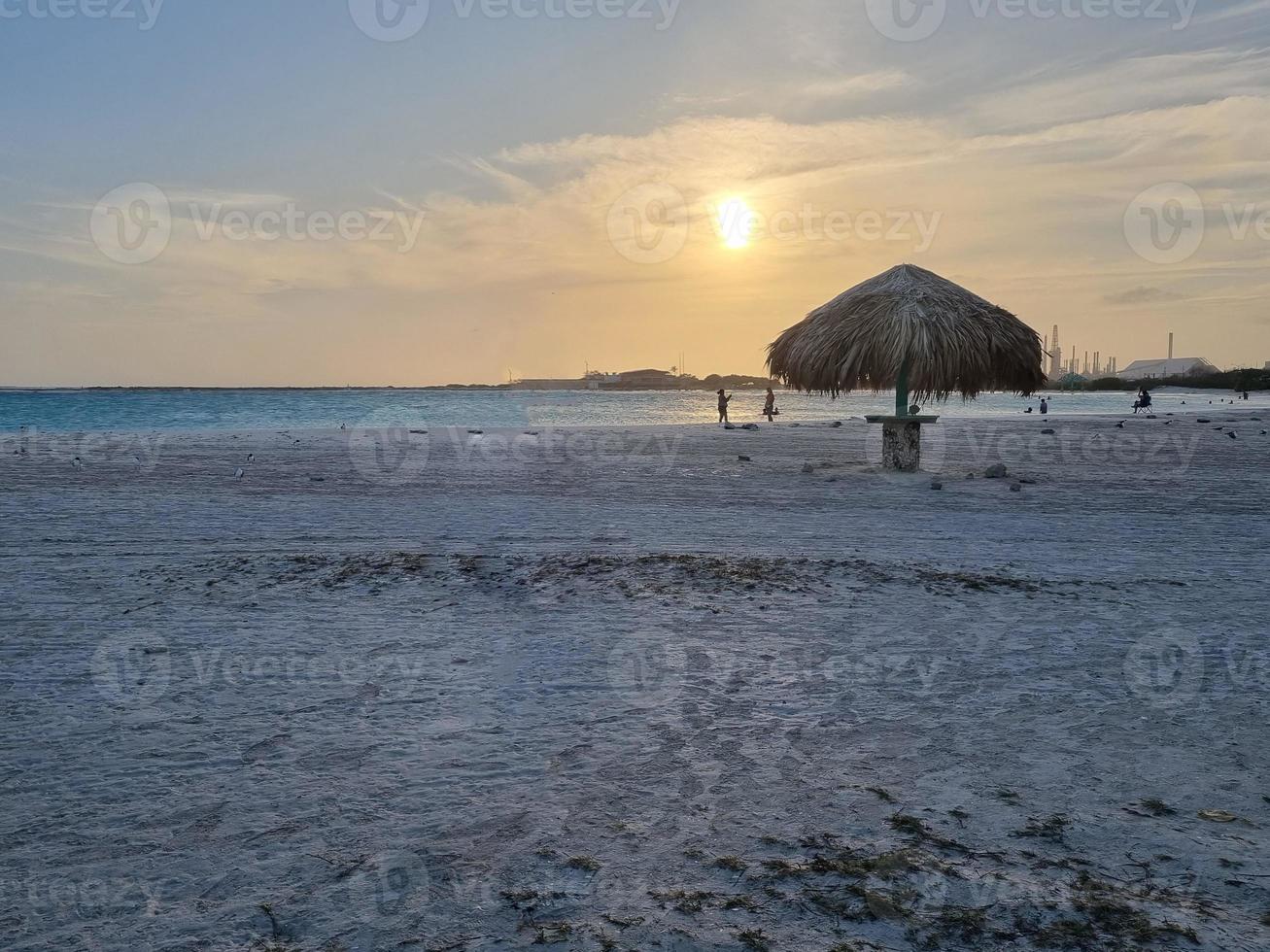 Amazing landscapes of Aruba Views of the Aruba island photo