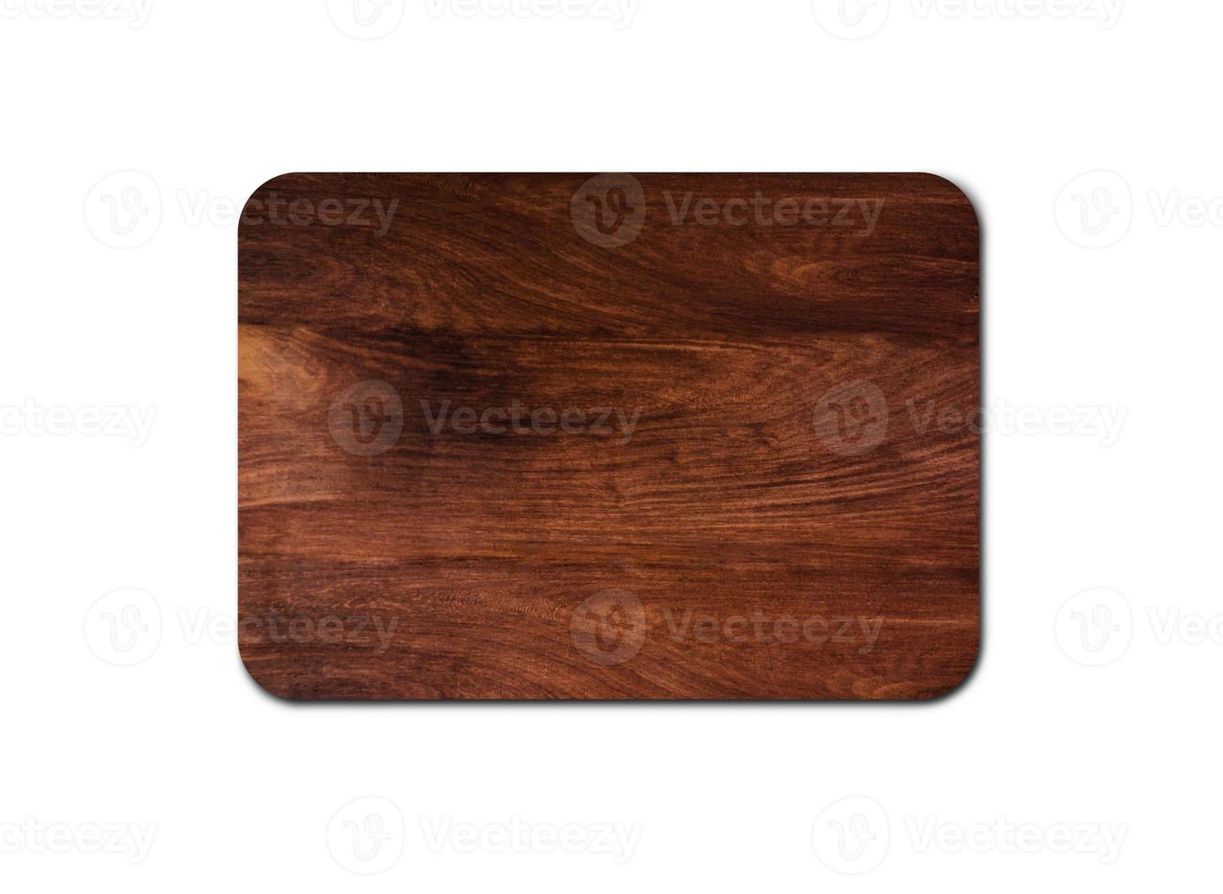 Old Wooden Board Isolated White Background Top View Stock Photo by