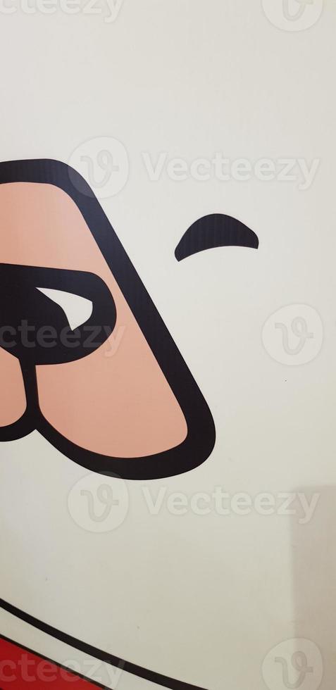 The motif of a bed sheet that has a cartoon rabbit and bear is very cute and adorable. photo