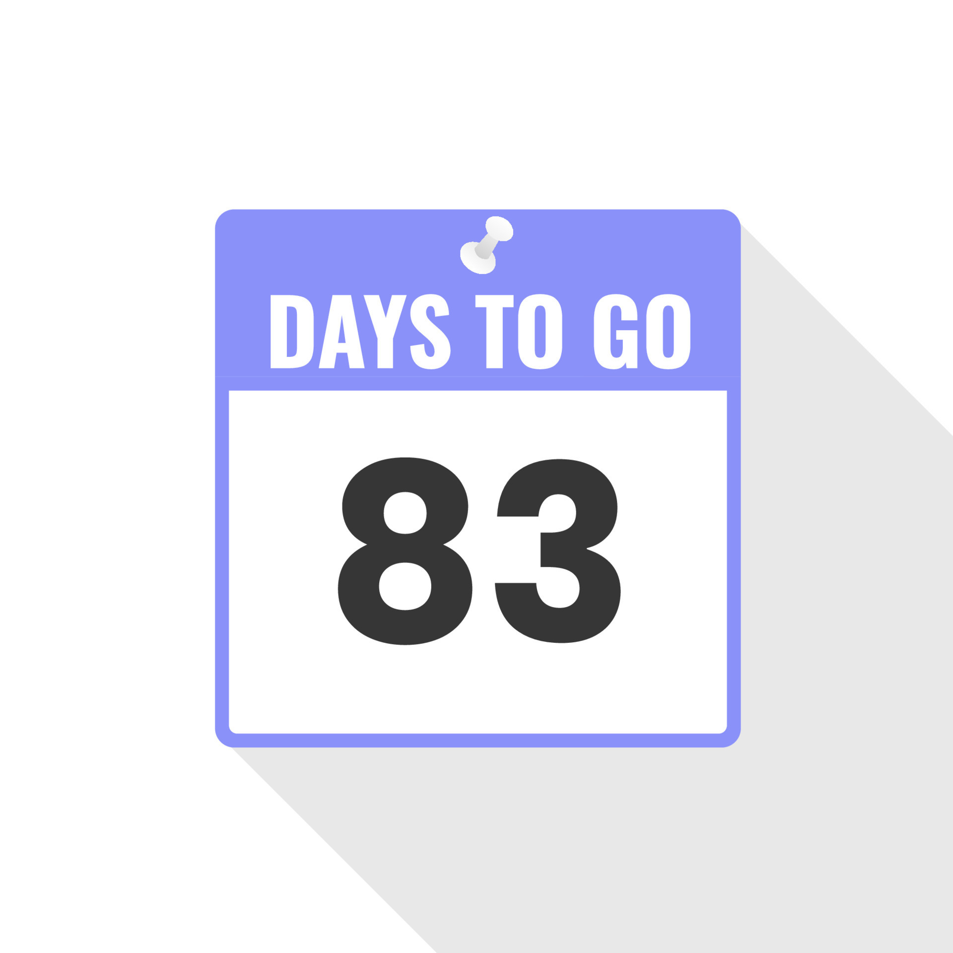 83 Days Left Countdown sales icon. 83 days left to go Promotional - Where Can I Watch 83 Days For Free