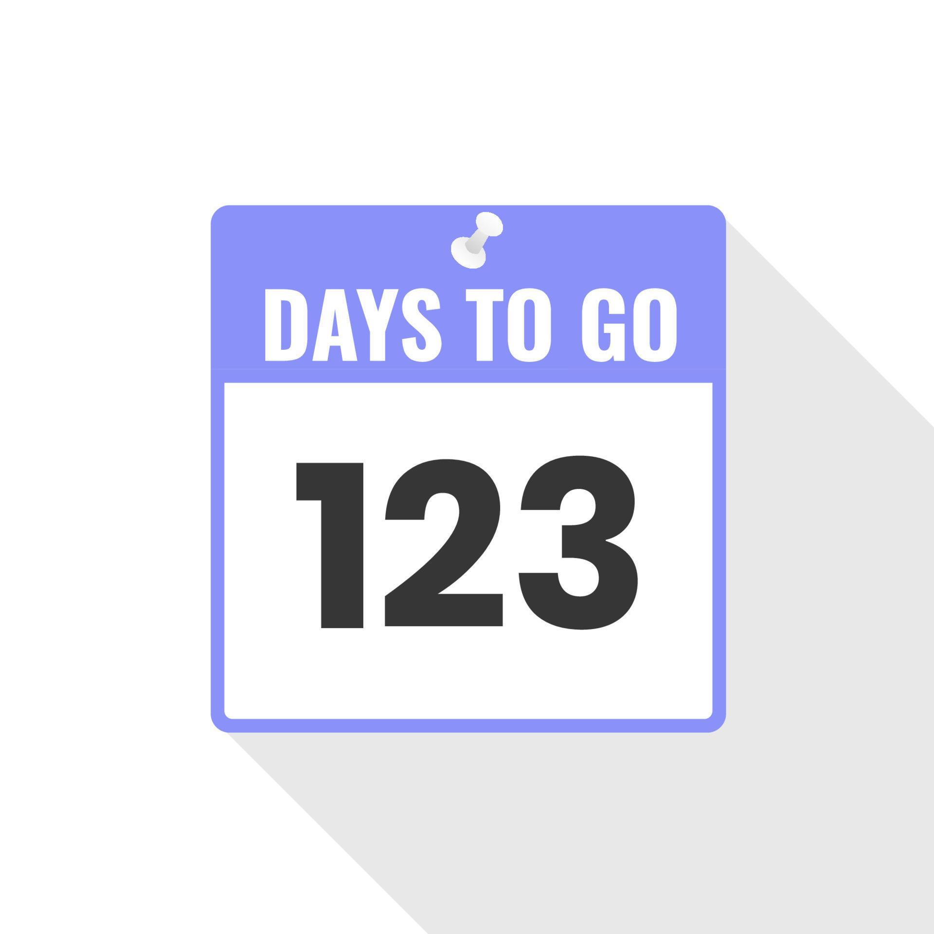 123 Days Left Countdown Sales Icon 123 Days Left To Go Promotional 123-days-left-countdown-sales-icon-123-days-left-to-go-promotional