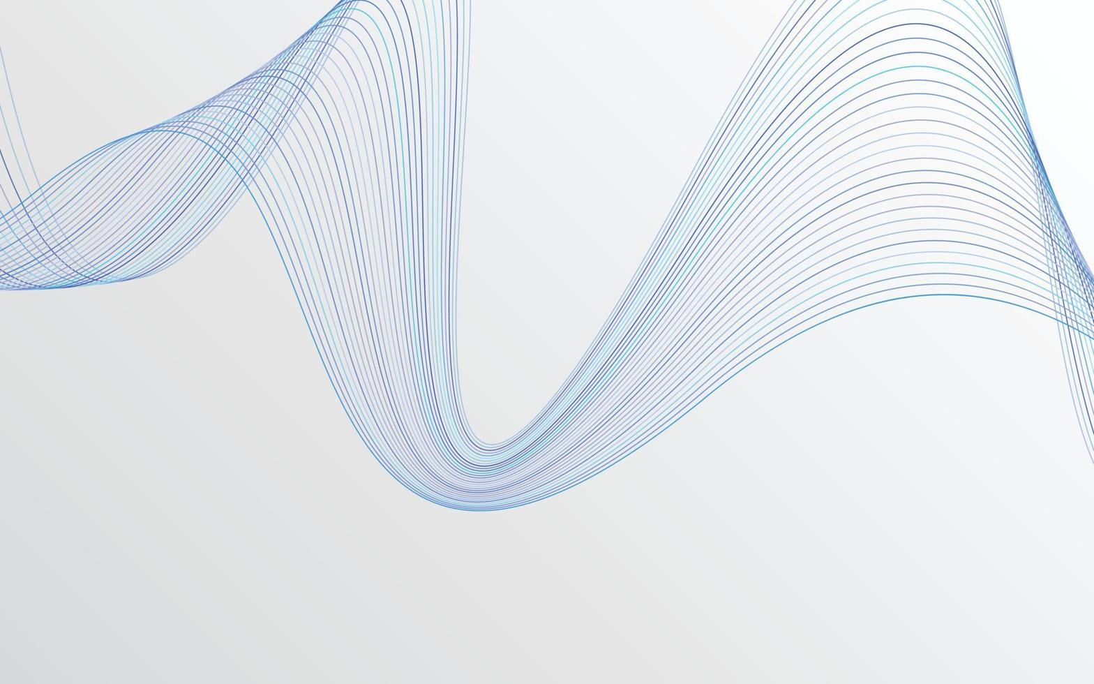 Wave of the many colored lines. Abstract wavy stripes background isolated vector