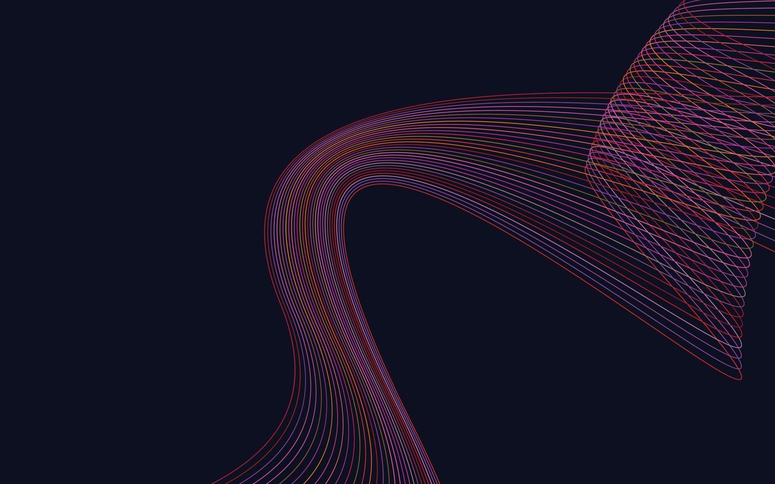 Vector abstract wave background. Red waves background 12931344 Vector