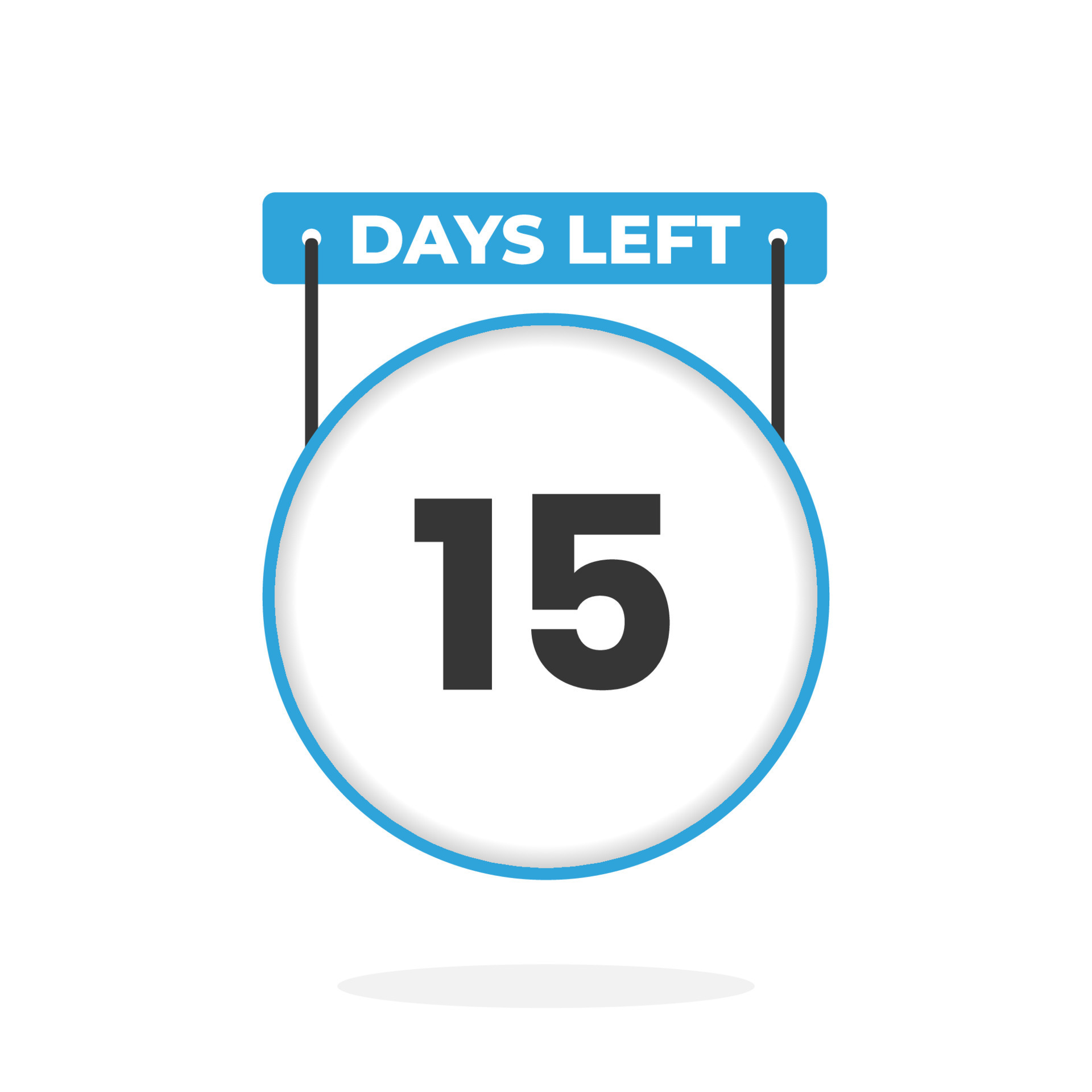 15 Days Left Countdown For Sales Promotion 15 Days Left To Go 