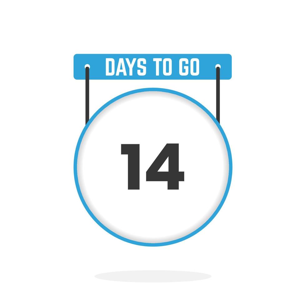 14 Days Left Vector Art Icons And Graphics For Free Download