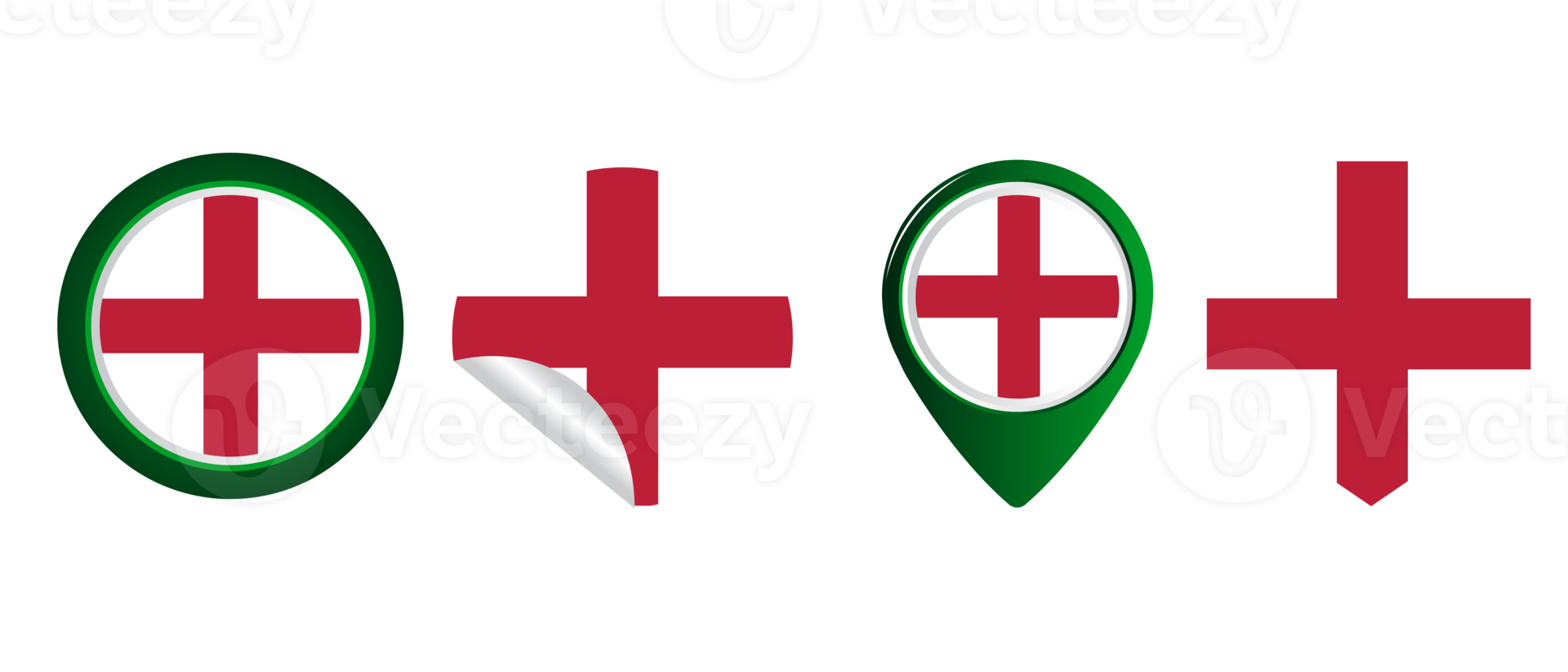 Inghilterra bandiera piatto icona simbolo illustrazione png