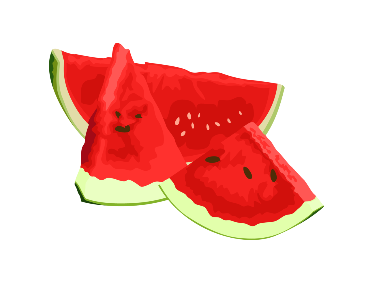 fresh watermelon slices png