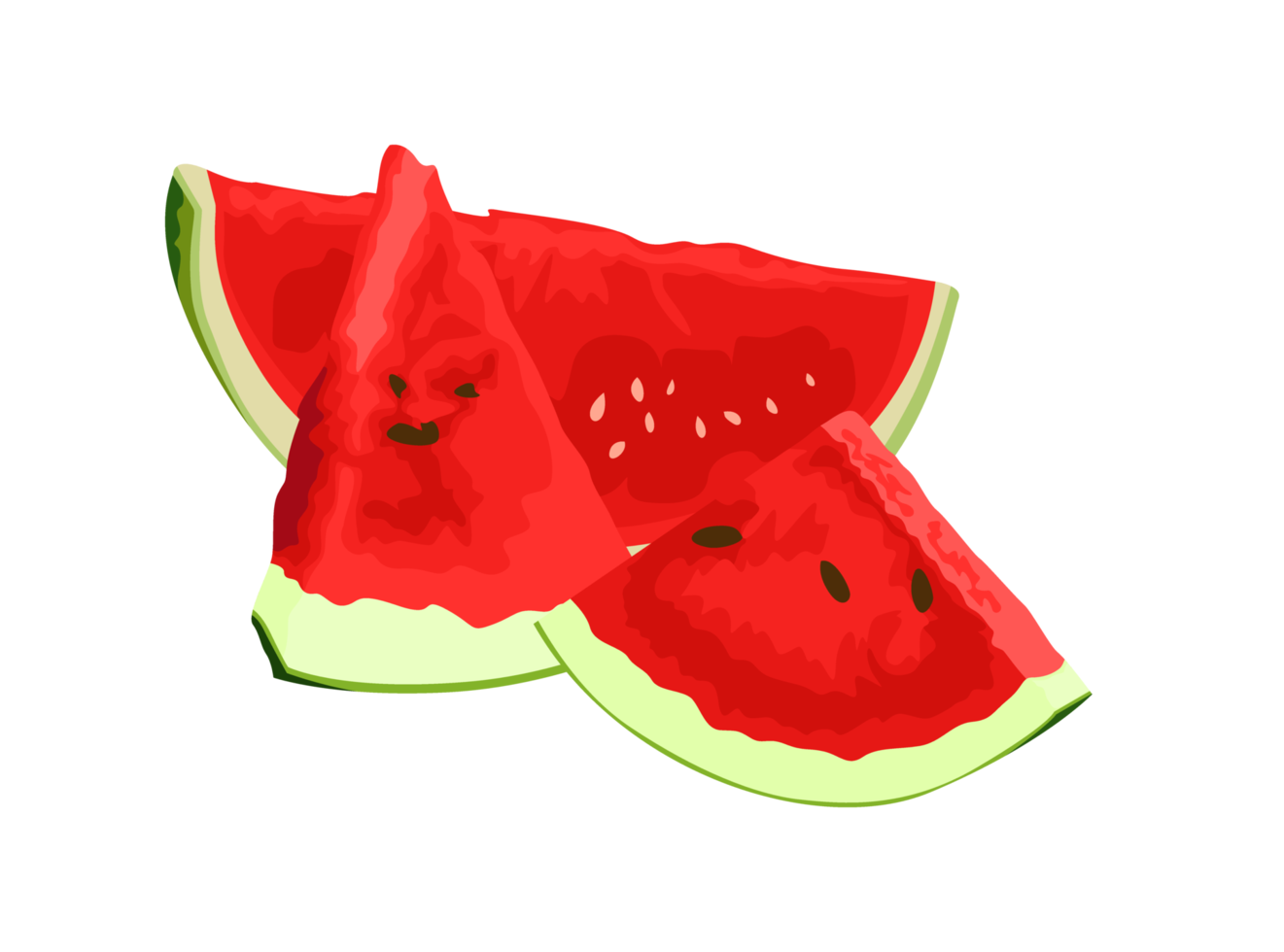 frische Wassermelonenscheiben png