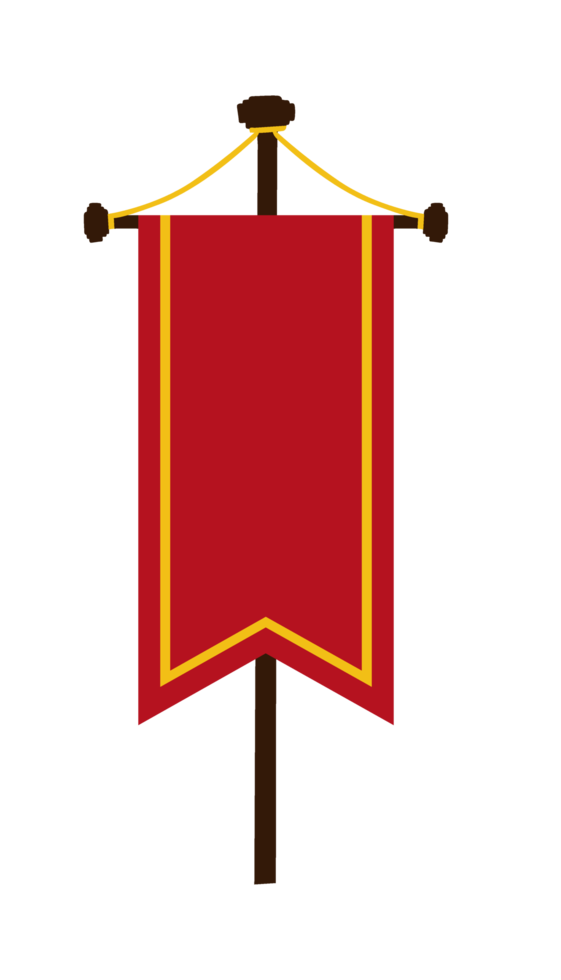 drapeau rouge du royaume png