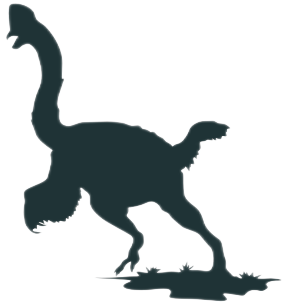 Animal - Dinosaur Silhouette png