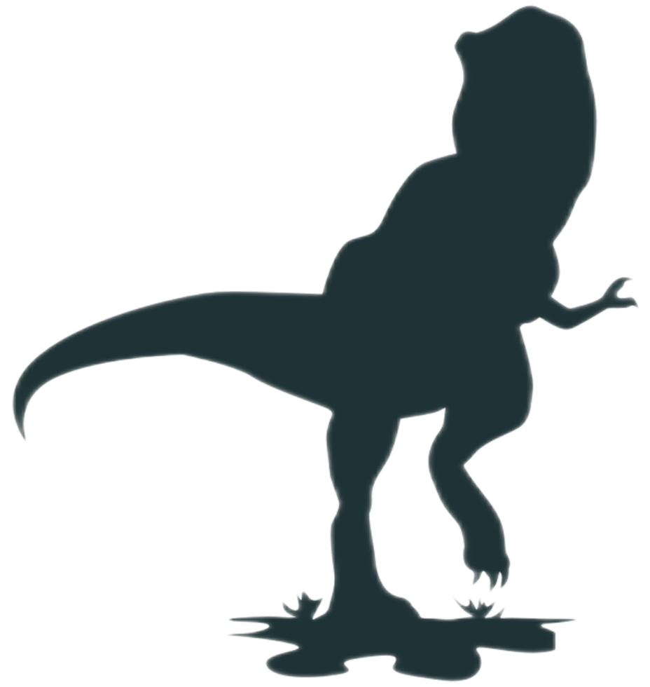 Dinosaur Silhouette - Tyrannosaurus png