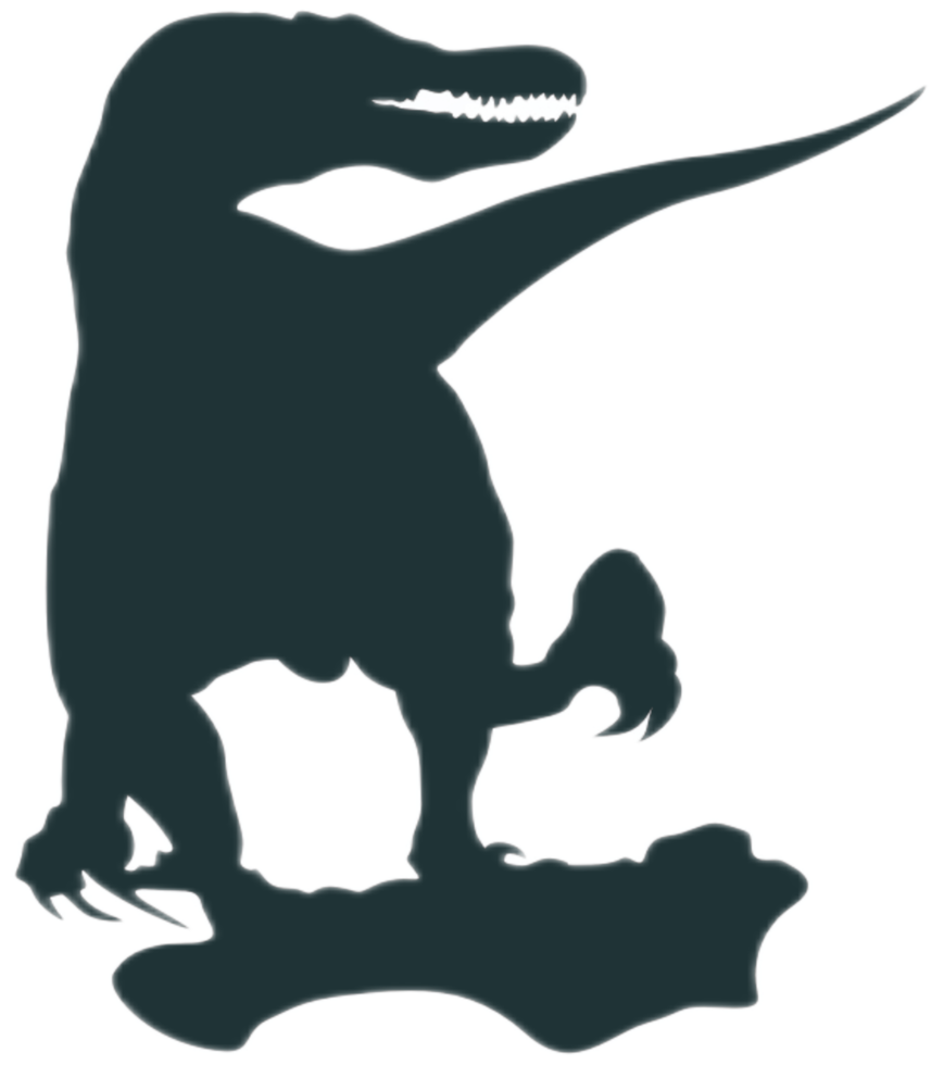 animal - silueta de dinosaurio png