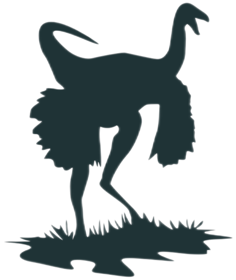 animal - silhouette de dinosaure png