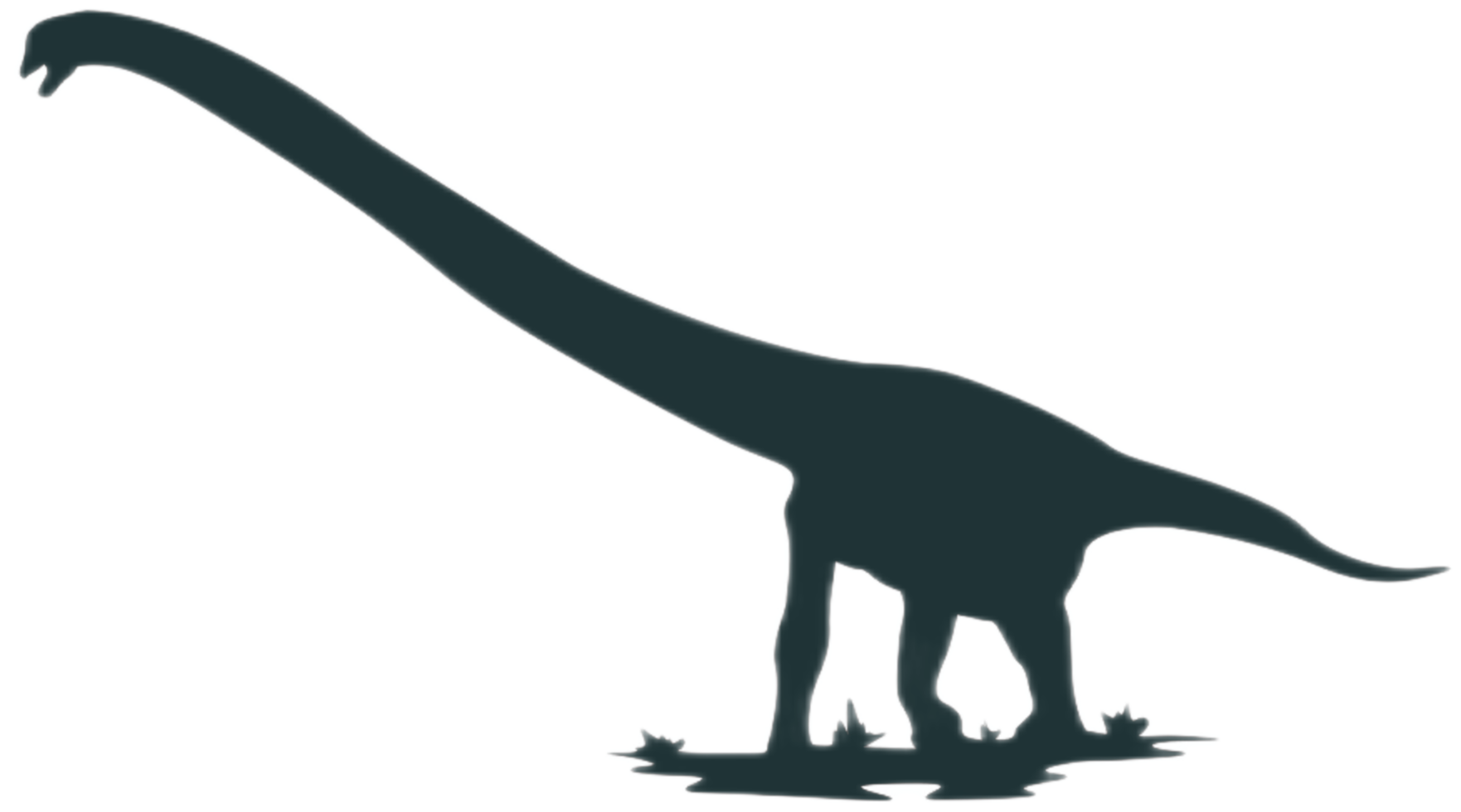 Dinosaur Silhouette - Brontosaurus png