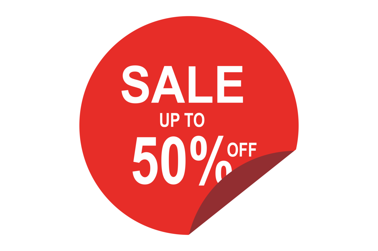 Sale Red Label Tag 12933000 PNG