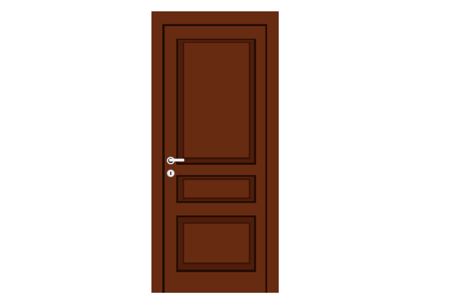 diseño de puerta de madera png