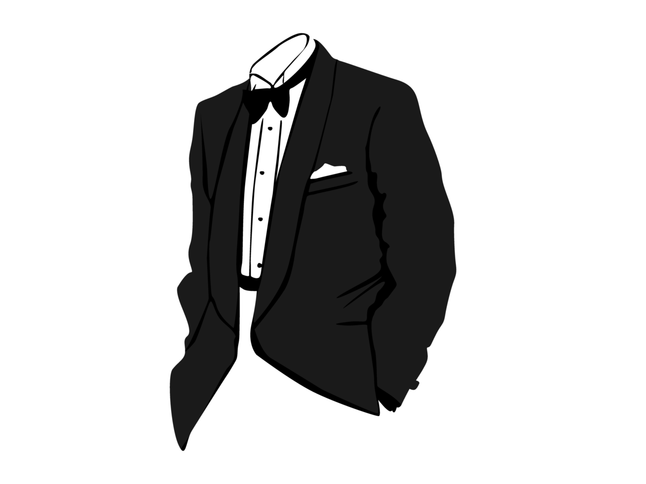 traje de esmoquin de hombre png