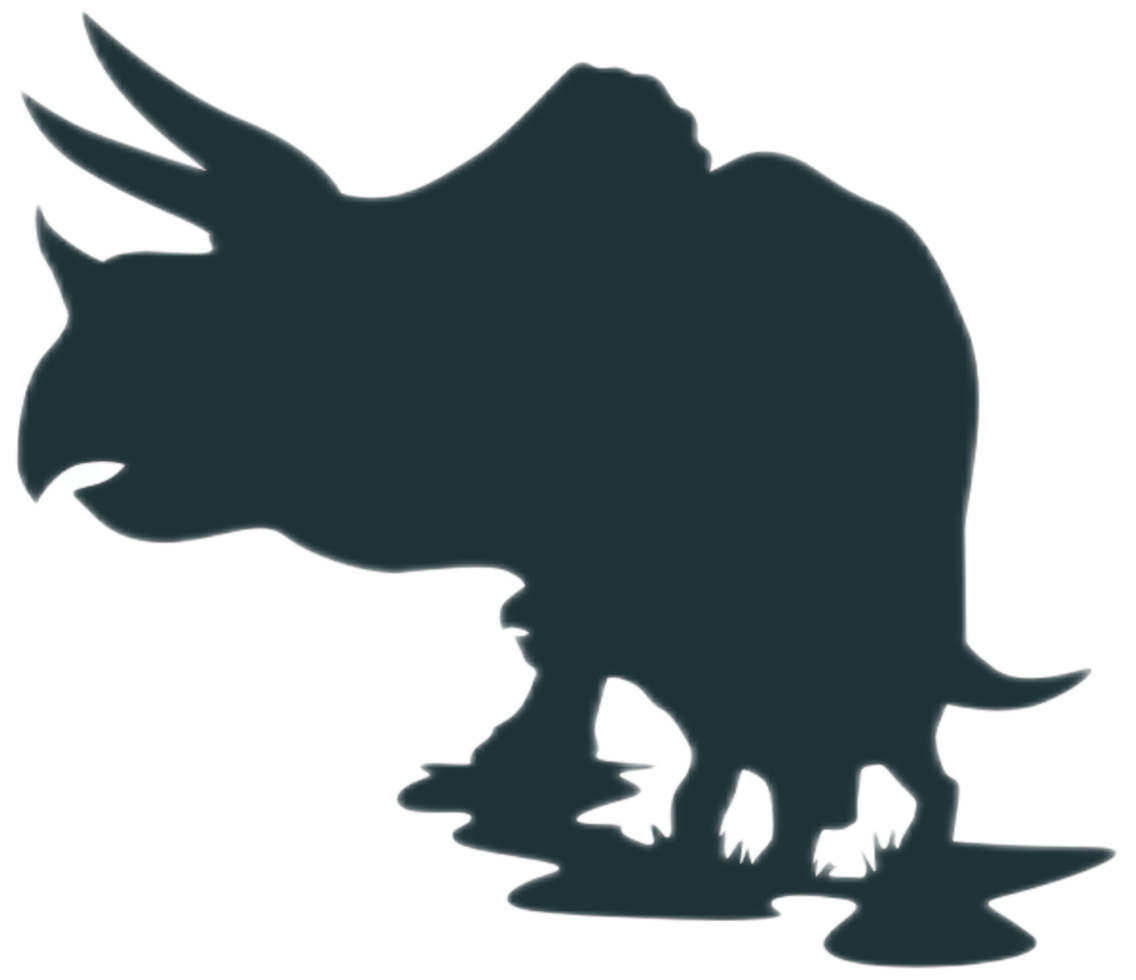 Tier - Dinosaurier-Silhouette png