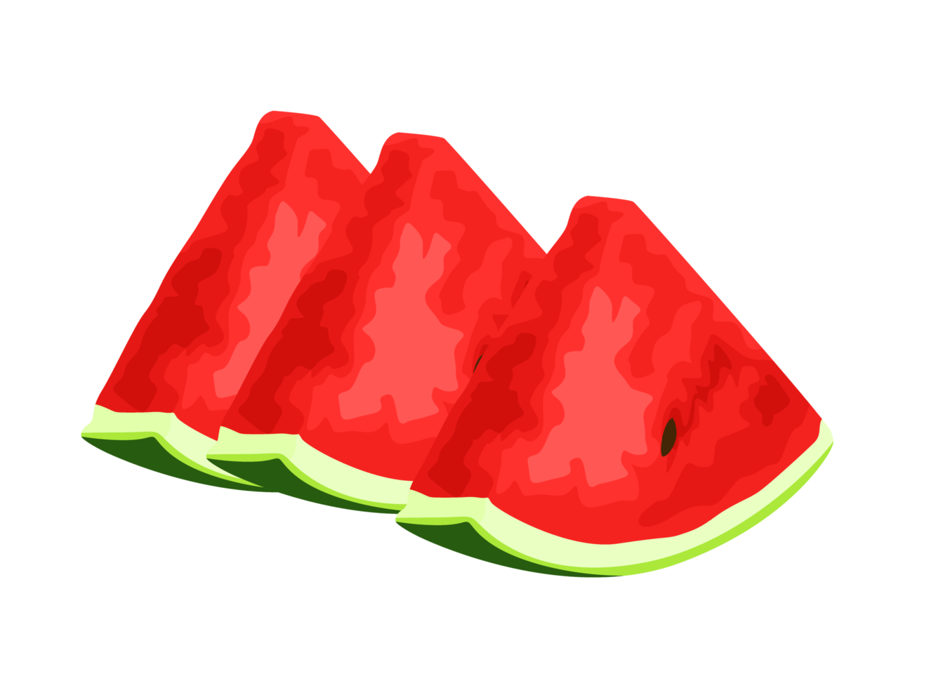 fresh watermelon slices png