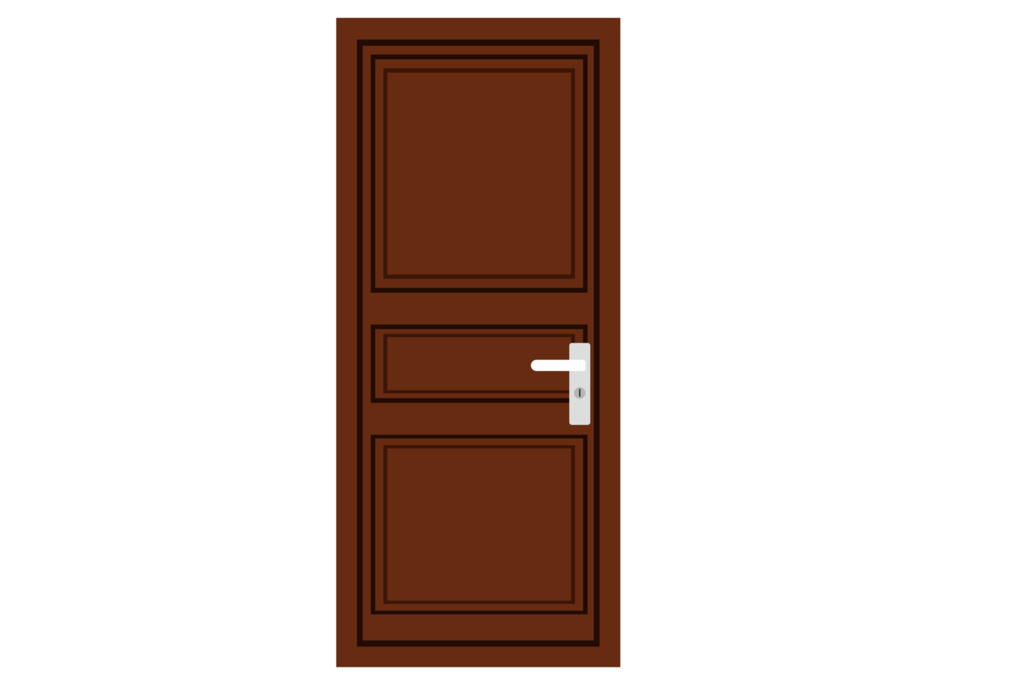 diseño de puerta de madera png